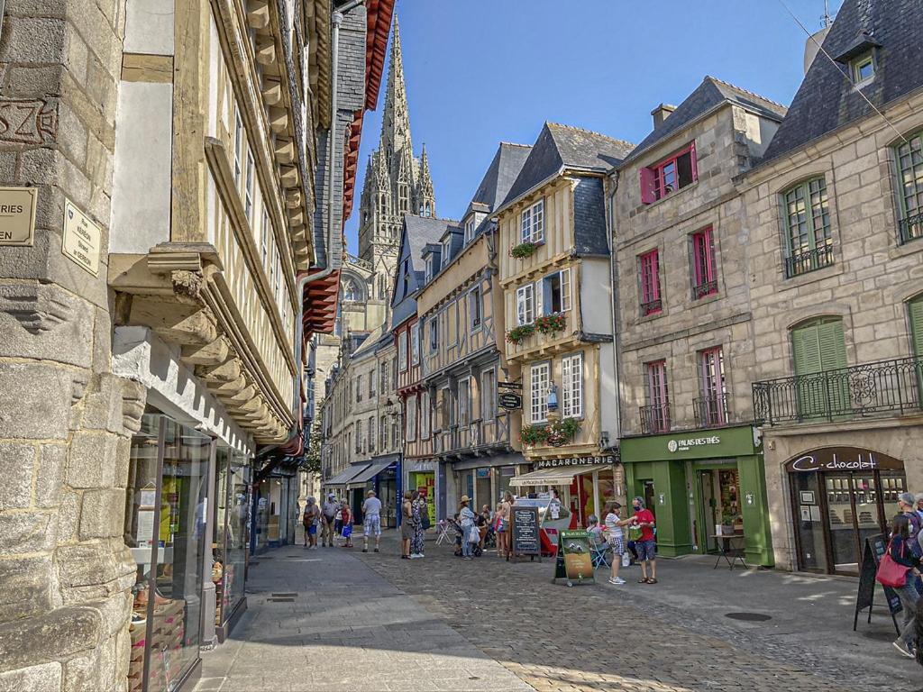 Quimper: T3 Avec Vue Cathedrale Proche Gare公寓 外观 照片